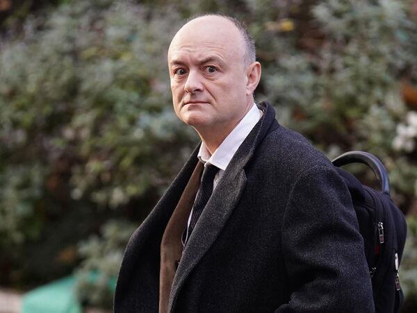 Former chief adviser to  Boris Johnson, Dominic Cummings arrives to give a statement to the UK covid-19 Inquiry at Dorland House in London. Picture: PA Wire