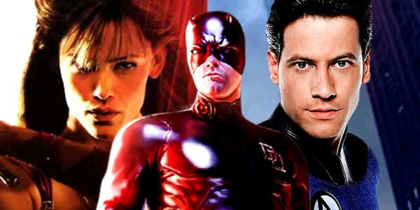 Fox Marvel Movies Daredevil, Elektra, and Fantastic Four