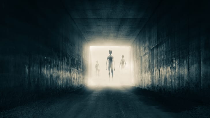 Aliens are pictured