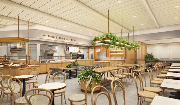 This photo taken April 18, 2024, and provided by SPC Group shows its bakery brand Paris Baguette's 