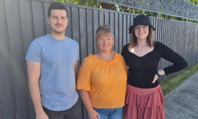 Sandra Gerschwitz with her children