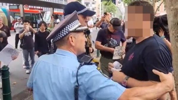 Sydney Palestine protest. Picture: Arkangel_Sydney / TikTok