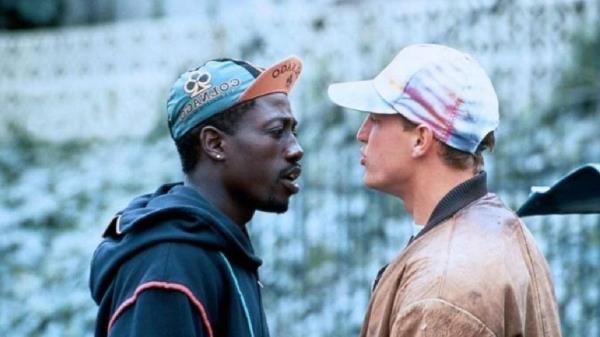 From left: Wesley Snipes and Woody Harrelson in 1992's "White Men Can't Jump."