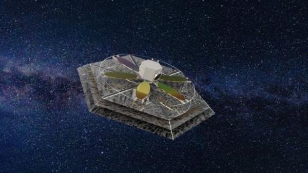 The DICER telescope's diffraction gratings and mirrors could collect the same amount of light as a large telescope.