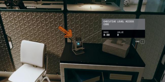 Starfield Executive Level Access Code