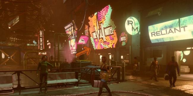 Starfield Hotel In Neon