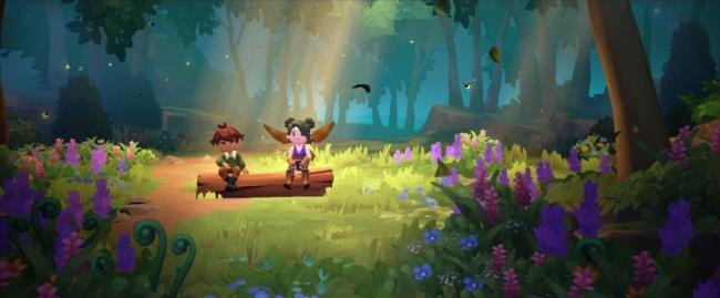 a farmer in the woods with argyle on a date fae farm romance guide