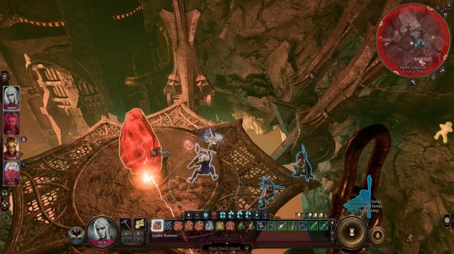 Player Uses Orphic Hammer On Crystal To Free Hope In Baldur's Gate 3