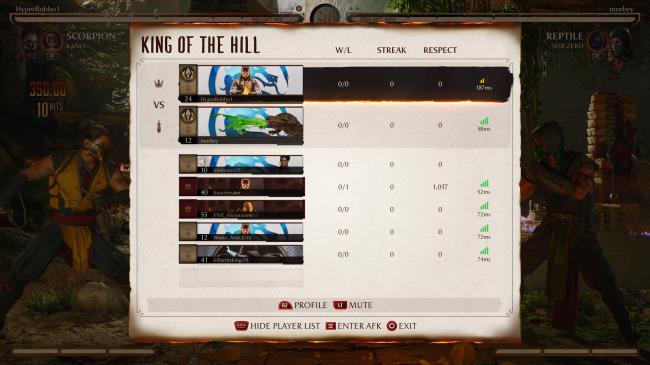 An example of a King of the Hill group.