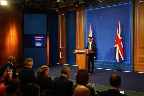 Rishi Sunak press conference