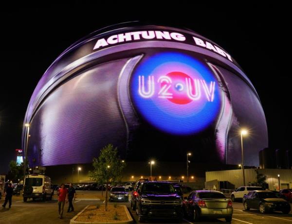 U2 lit up the entertainment world at the new Sphere
