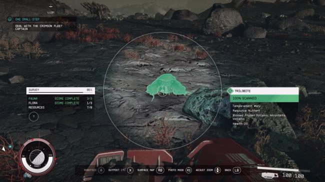 Starfield Scanning Trilobite