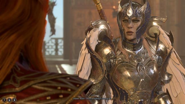 Dame Aylin dares Lorroakan to find her in Baldur's Gate 3