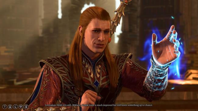 Lorroakan using Miklaur as a target in Baldur's Gate 3